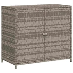 Patio Storage Cabinet Box Outdoor Garden Tool Organizer Poly Rattan Vidaxl. Fixed Price $118.99.