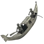 Silver Gondola With Oarsmen & Canopy, Karl Kurz Of Kesselstadt (F1882). Fixed Price $526.38.