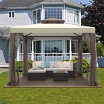 Patio Gazebo Tent Outdoor Canopy Shelter 10'X10' W/mosquito Netting Shade. Fixed Price $109.99.