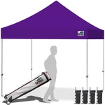 Pop Up Canopy 10X10FT Heavy Duty Portable Uv Water Resistant Purple Eurmax Tent. Fixed Price $299.99.
