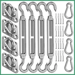 Sun Shade Sail Hardware Kit: 6 Inch Stainless Steel For.... Fixed Price $18.50.