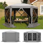 Garveelife 11.5X11.5FT Sided Pop Up Gazebo Tent Gray MN-GW63NX. Fixed Price $259.99.