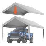Vevor Carport Replacement Canopy Cover 10 X 20 Ft, Garage Top Tent Shelter Tarp. Fixed Price $68.61.