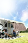 Camco 51453 Rv Awning Shade Kit 54" X 120" Brown / Camper. Fixed Price $54.95.