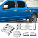 Chrome Ford F150 2015-2020 Exterior Decor Kit Door Handle Trim Fuel Tank Cap. Fixed Price $100.99.