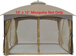 Apex Garden 10 Ft 12 Gazebo Replacement Mosquito Netting (net Only). Fixed Price $103.00.
