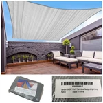 Garden Expert 10 Gray Shade Sail Canopy Sun Panel Outdoor Patio New. Fixed Price $52.49.