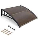 Goplus Awnings For Doors, 48" X 40" Window With Rain Snow Sunlight Uv Pro. Fixed Price $69.99.
