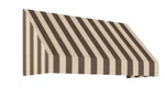 Ft. Awntech New Yorker Window/entry Fixed Awning (31IN. 36IN. D) Brown/tan. Fixed Price $400.00.