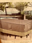 Kylin Lucky Better Patio Table Cover Waterproof 76 X 28"H Gray. Nob. Fixed Price $25.00.
