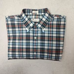 Peter Millar Shirt Mens Large Multicolor Plaid Button Up Long Sleeve Cotton. Fixed Price $31.47.