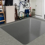 Area Floor Mat For Home, 4' 6' Translucent Black No Slip Waterproof Vinyl. Fixed Price $69.62.