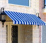 Awntech ER2442-10BBW Beauty Mark Blue/ White Window Or Entry Awning New. Fixed Price $294.95.