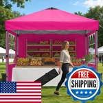 Raynesys Pop Up Canopy Tent Sidewalls 10X10FT Person Party One Push. Fixed Price $322.39.