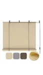 Phi Villa 8X8 Outdoor Roll Up Shade New Open Box In Grey Color. Fixed Price $59.99.