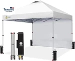 Crown Shades 10X10 Pop Up Canopy With Side Wall - Beach Tent One Push Set. Fixed Price $266.28.