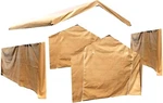 10X20 Canopy Tarp Set (5)PC Beige Paneling And Top Valanced Kit Carport. Fixed Price $225.00.