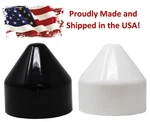 Plastic Pvc Pipe 4" Cone Style Cap For Schedule 40. Fixed Price $19.99.