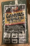 Vtg Proline Professional Intex Green 10OZ Canvas 8FTX10FT Nos New Sealed Htf. Fixed Price $69.99.