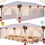Hoteel 10X30 Party Tent With 8 Removable Sidewalls For Parties, Weddings, Bbq,. Fixed Price $262.27.