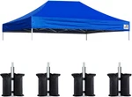 Usa Pop Up Canopy Top Gazebo Tent Cover Replacement Only,bonus 4PC Pack Weig. Fixed Price $232.99.