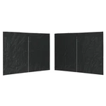 Party Tent Sidewall 2 Pcs Patio Canopy With Zipper Anthracite Vidaxl. Fixed Price $26.99.