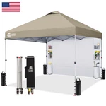 Crown Shades Canopy Tent 10X10 Pop Up Outdoor Pockets Sidewall. Fixed Price $293.98.