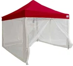 Impact 10X10 Pop Up Canopy Tent W/screen Mesh, Steel Frame & Rollerbag, Red. Fixed Price $249.83.
