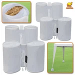 4X Pop Up Canopy Tent Weight Bags Sand Leg Anchor Kit White To 33LB Per. Fixed Price $20.32.