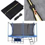 Yescom Trampoline Round Enclosure Net 15FT 8 Pole Fence Mesh Closeout. Fixed Price $49.90.