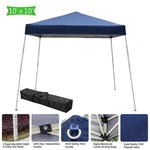 10' X Pop Up Gazebo Slant Leg Canopy, Outdoor Party Wedding Tent. Fixed Price $54.89.