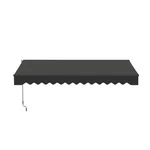 Aleko Retractable Home Garden Patio Canopy Awning 10 X 8 Ft Black Color. Fixed Price $246.75.