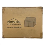 Under Cover Pop Up Shade 10' X Window Wall Accessory, Blue UC-AGWW10. Fixed Price $48.64.