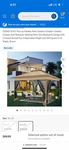 Patio Gazebo Canopy Pop-up Party Wedding Tent Outdoor Shelter With Mesh Netting. Fixed Price $250.00.