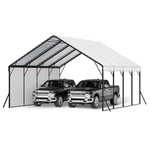 Vevor Heavy Duty Metal Carport 20 X Ft Outdoor Shelter Garage For Boats. Fixed Price $1719.90.