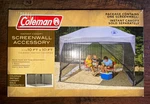 Coleman 10' X Instant Canopy Mesh Screenwall Accessory Only Black Gray Nib. Fixed Price $99.99.