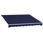 Outsunny 12' X 10' Electric Retractable Awning W/ Remote Controller, Dark Blue. Fixed Price $299.99.