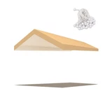 Tgehap 10'X20' Upgraded Carport Replacement Top Canopy Cover Beige For Ga.... Fixed Price $120.79.