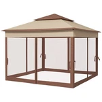 11X11FT Outdoor Patio Pop Up Canopy Gazebo Shelter With Zipper Netting Carry Bag. Fixed Price $145.99.