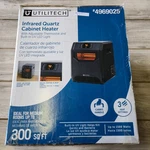 Utilitech Up To 1500-WATT Infrared Cabinet Indoor Electric Space Heater 4969025. Fixed Price $59.99.