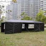 10'X 30' Canopy Tent Party Wedding Waterproof With 8 Walls For Garden Yard Black. Fixed Price $88.97.