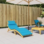 Sun Lounger Cushion Blue 73.2"X22.8"X1.6" Oxford Fabric. Fixed Price $86.27.