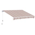 10' X 8' Manual Retractable Awning Sun Shade Shelter For Window Deck Yard Paito. Fixed Price $185.99.