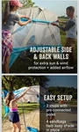 Coleman Backpack Sun Shelter, Portable 7X7FT Canopy Tent With Easy Setup,.... Fixed Price $108.00.