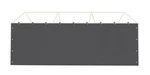 Vanteriam Sidewall Panel With Elastic Ball Bungees For 10X20 12X20 Ft Garage Par. Fixed Price $73.33.