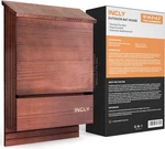 Incly Bat House Cedar Wood Double Chamber Outdoor Shelter Box Pre-assembled 15". Fixed Price $40.99.