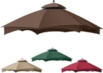 Lowes Allen Roth 10X12 Gazebo Replacement Canopy Top Fits GF-12S004B-1 & Tpgaz. Fixed Price $131.71.