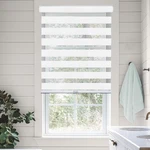 Chicology Zebra Blinds Cordless Window Shade Basic Arctic 72" X. Fixed Price $85.00.