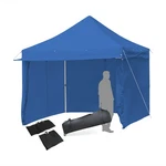 Costway 10X10FT Pop Up Gazebo 5 Height Adjust Folding Tent W/ Awning Blue. Fixed Price $89.99.