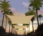 Amgo 10' X 13' Beige Rectangle Sun Shade Sail Canopy Awning UPF50+ AGTAPR1013, 9. Fixed Price $8.99.